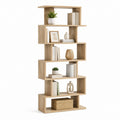 Bücherregal Standregal Eiche hell Spanplatte rechteckig 60 x 24 x 180 cm